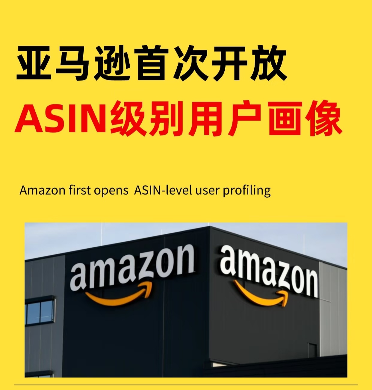 解锁ASIN级买家数据！亚马逊【Demographics】功能上线！