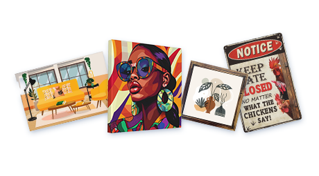 >装饰画（铁皮画、铝皮画、挂画）-海外本土定制