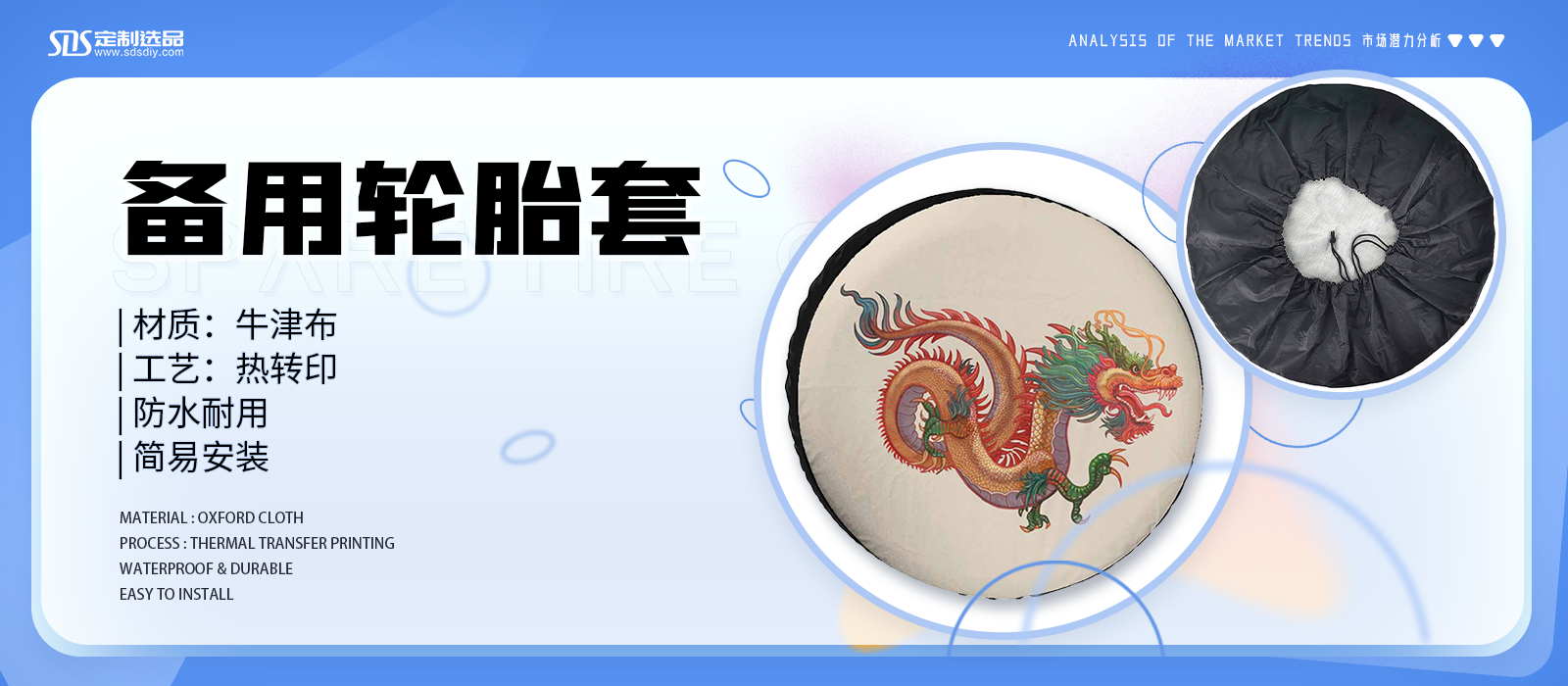 跨境电商出游高峰汽配需求旺盛！汽车轮胎套外贸出口市场潜力分析