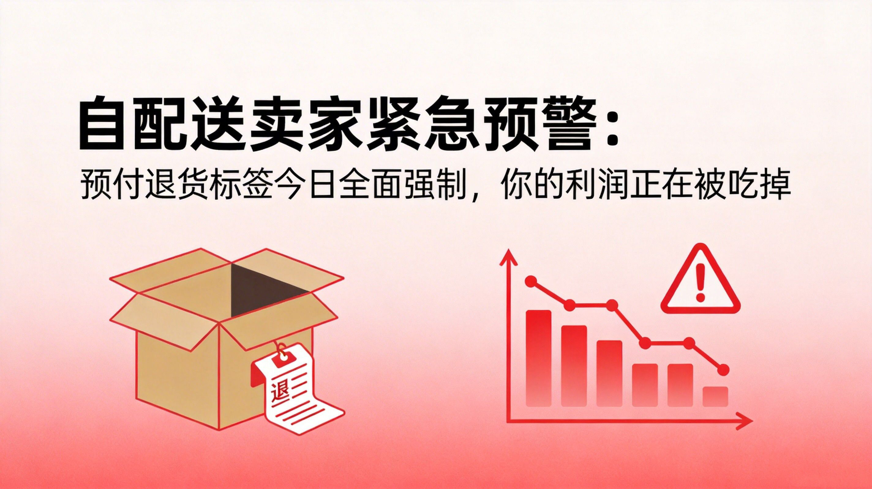 自配送卖家紧急预警：预付退货标签今日全面强制，你的利润正在被吃掉