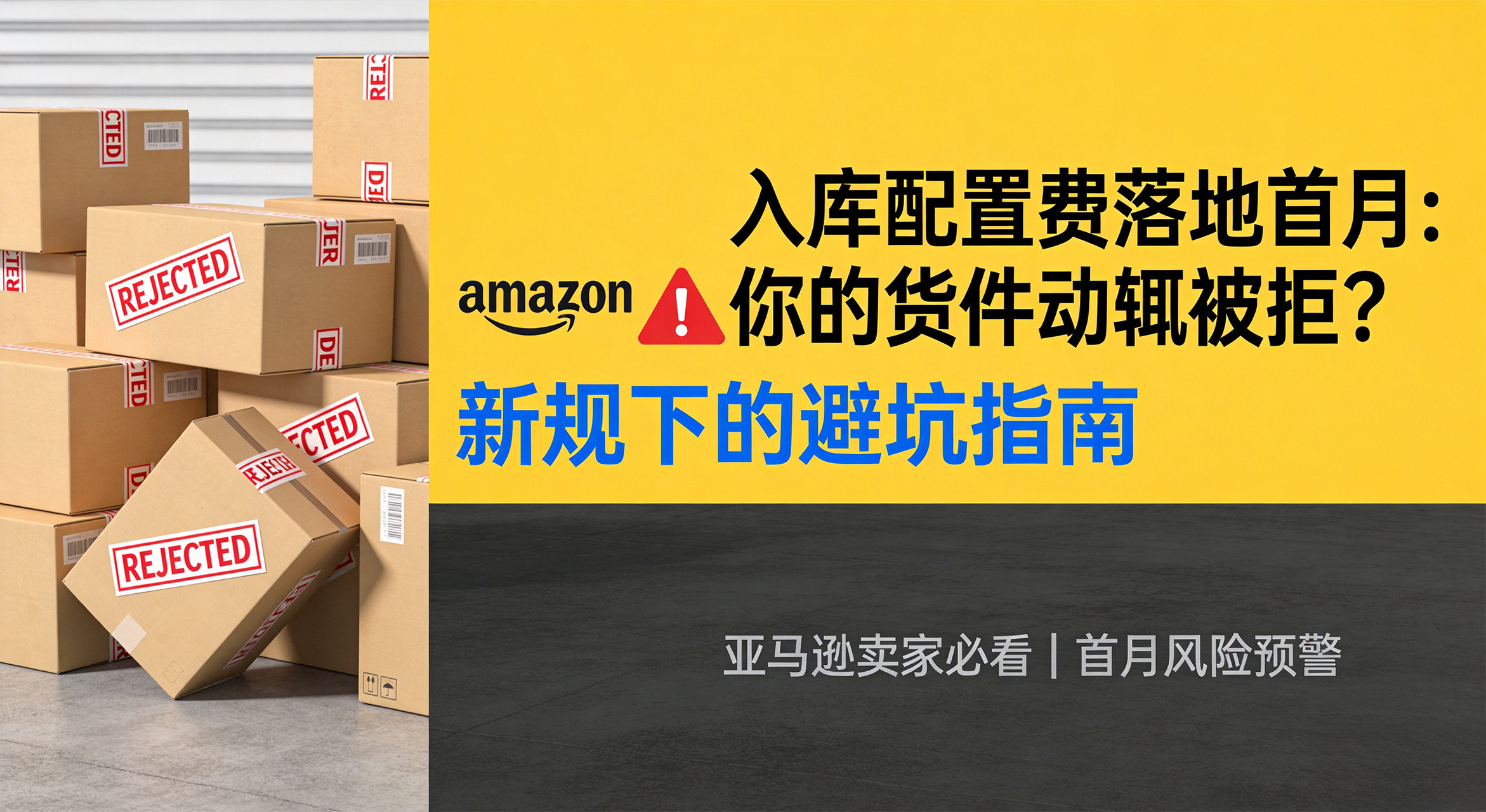入库配置费落地首月：你的货件动辄被拒？新规下的避坑指南