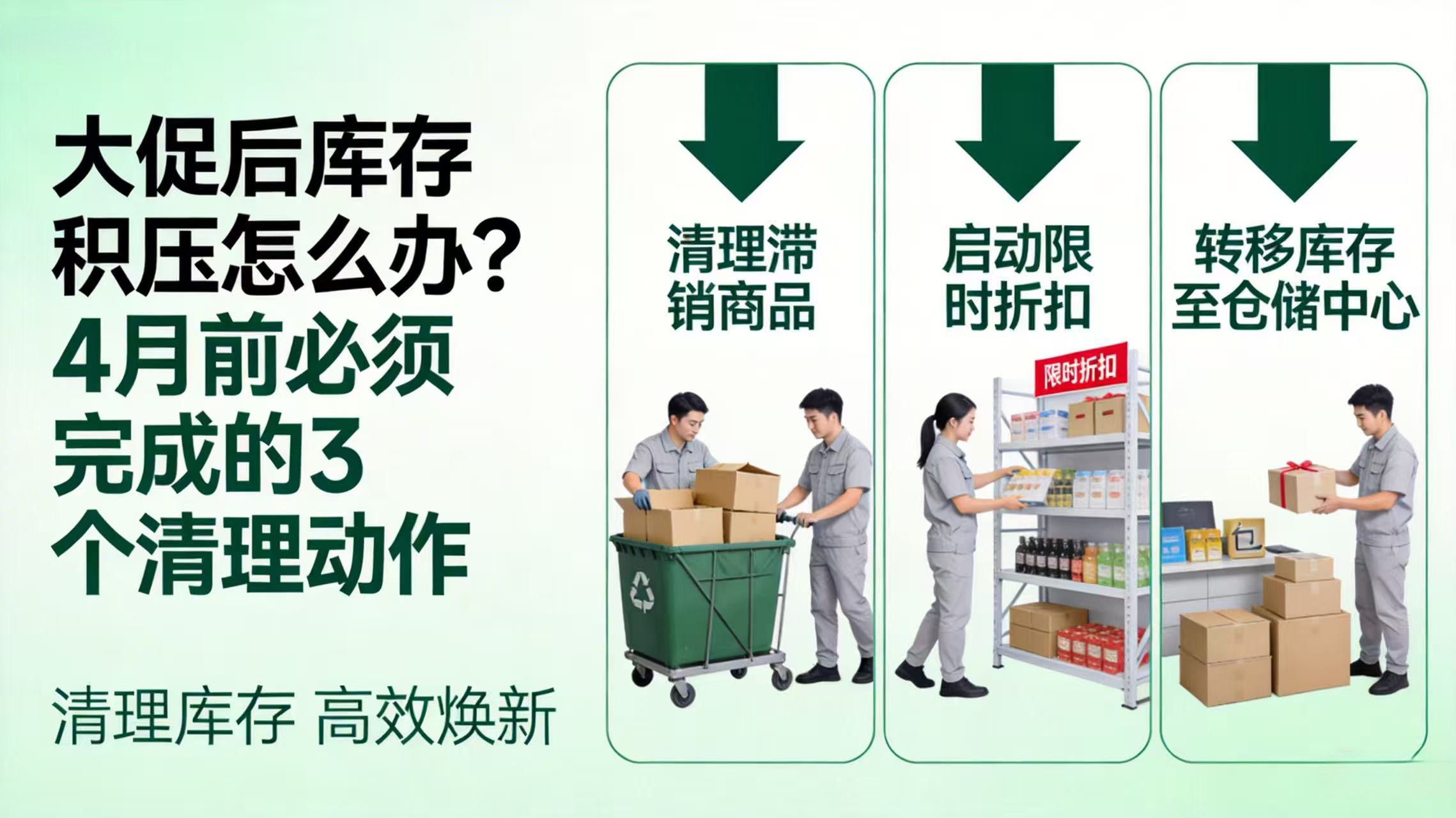 大促后库存积压怎么办？4月前必须完成的3个清理动作-卖家之家